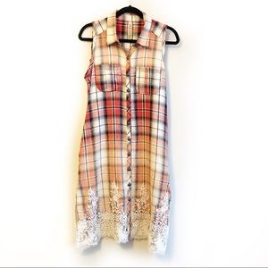 Aratta Silent Journey Plaid Dress